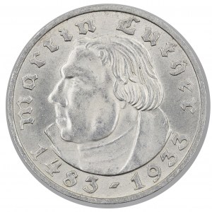 2 známky 1933 D - Luther - Výmarská republika (1918-1933)