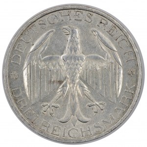 3 marki 1929 A - Waldeck - Republika Weimarska (1918-1933)