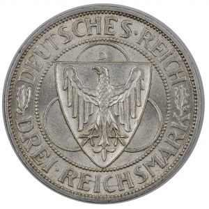 3 Mark 1930 D - Rheinlandraumung - Weimarer Republik (1918-1933)