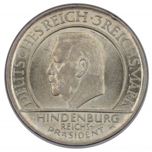 3 známky 1929 F - Schwurhand - Výmarská republika (1918-1933)