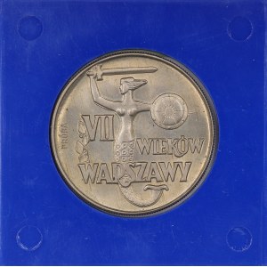 PRL. PRÓBA Miedzionikiel. 10 zł. VII WIEKÓW WARSZAWY, 1965.