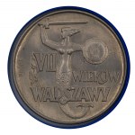 PRL. PRÓBA Miedzionikiel. 10 zł. VII WIEKÓW WARSZAWY, 1965.