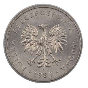 PRL. PROBE Nickel. 10 zl. 10 ZLOTY, 1989.