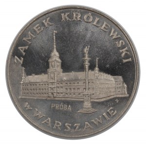 PRL. PROBE Nickel. 100 zl. KÖNIGLICHES SCHLOSS, 1974.