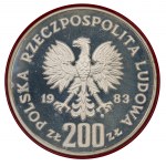 PRL. Stříbrná cena. 200 zl. 300 LET RELIÉFU VÍDNĚ, 1983.