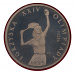 PRL. PRÓBA Miedzionikiel. 200 zł. IGRZYSKA XXIV OLIMPIADY - TENIS, 1987.