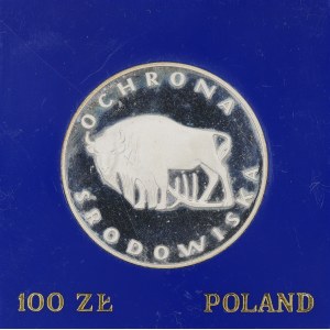 100 zł. 1977. ŻUBR.