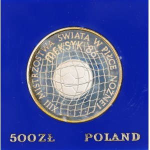 500 zł. 1986. MŚ W PIŁCE NOŻNEJ - MEKSYK.
