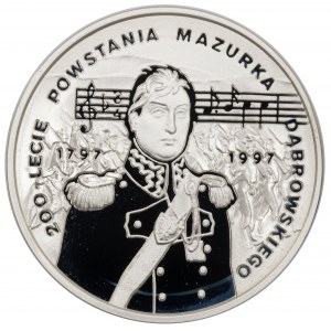 10 zł. 1996. 200-LECIE POWSTANIA MAZURKA DĄBROWSKIEGO.
