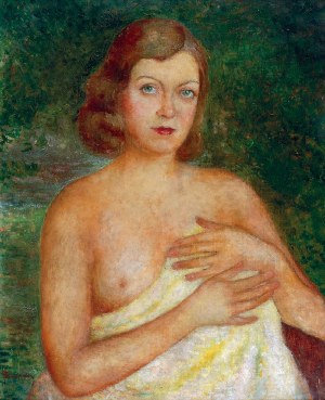 Józef BADOWER (1903-1942?), Portret aktorki - Haliny Drohockiej