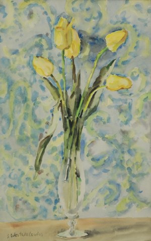 Stanisław WESTWALEWICZ (1906-1997), Tulipany w wazonie