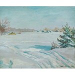 Alfred TERLECKI (1883-1973), Pejzaż zimowy, 1947