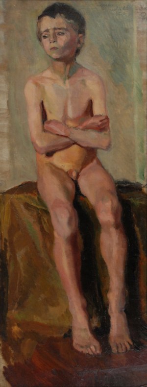 Kasper POCHWALSKI (1899-1971), Studium nagiego chłopca, 1920