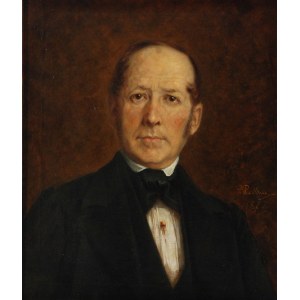 Daniel PENTHER (1837-1887), Portret mężczyzny, 1872