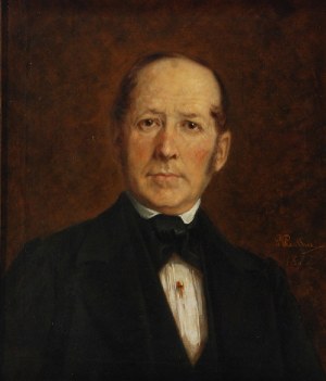 Daniel PENTHER (1837-1887), Portret mężczyzny, 1872