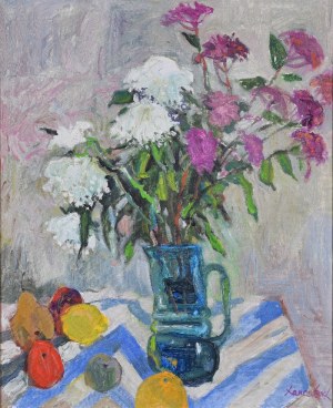 Jan SZANCENBACH (1928-1998), Kwiaty w dzbanku