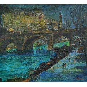 Jan SZANCENBACH (1928-1998), Pont Neuf, 1995