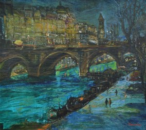 Jan SZANCENBACH (1928-1998), Pont Neuf, 1995