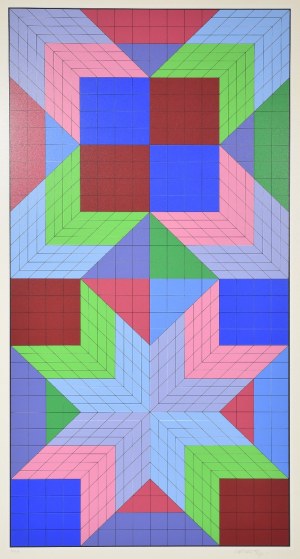 Victor VASARELY (1906-1997), Door MC, 1982