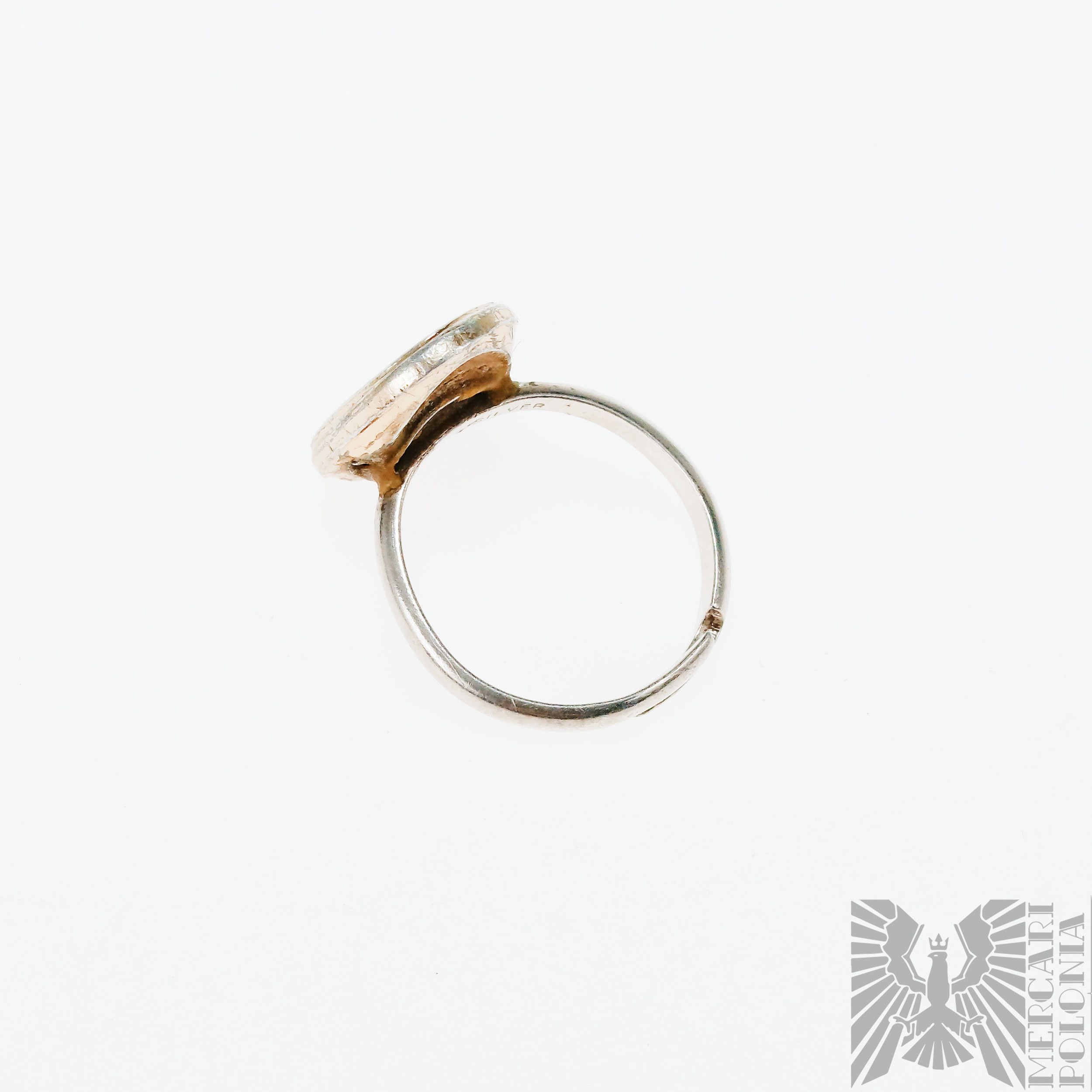 Ring St. Christophorus, 925 Silber, verstellbar Größe 13-19 -  Internet-Auktion / Online-Gebote - Preis - OneBid