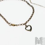 Two Heart Bracelets, Belcher Braid, 925 Silver