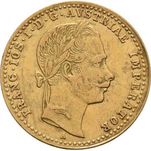 František Josef I., 1848 - 1916, Dukát 1865 A, 3.474g, nep.hr., nep.rysky, pěkná