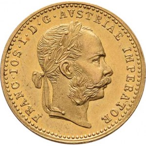 František Josef I., 1848 - 1916, Dukát 1892, 3.489g, nep.hr., nep.rysky, pěkná patina,
