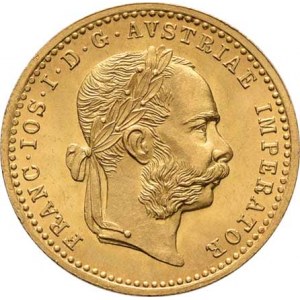 František Josef I., 1848 - 1916, Dukát 1898, 3.489g, mimořádná zachovalost