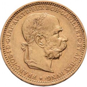 František Josef I., 1848 - 1916, 20 Koruna 1893, 6.754g, nep.hr., nep.rysky, pěkná