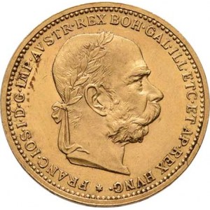 František Josef I., 1848 - 1916, 20 Koruna 1904, 6.770g, nep.hr., nep.rysky, dr.škr.,
