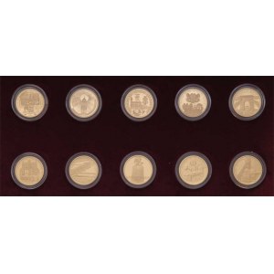 Česká republika, 1993 -, Sada zlatých mincí - Kulturní památky technického