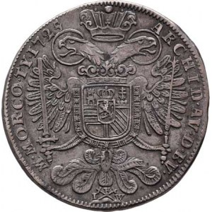 Karel VI., 1711 - 1740, 1/2 Tolar 1725 IFW, K.Hora-Weyer, J.21, MKČ.1863b,