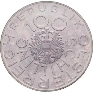 Rakousko - II. republika, 1945 -, 100 Šilink 1976 - Johann Nestroy, KM.2932 (Ag640,