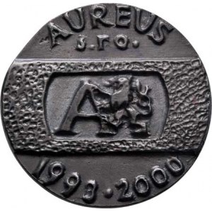 Dušek Tomáš Robert, 1930 -, Pardubice - firma AUREUS k mileniu 2000 - logo firmy,