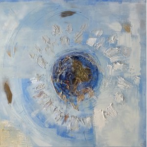 Marta Wincencjusz, Blau aus der Serie Mandalas-Elemente