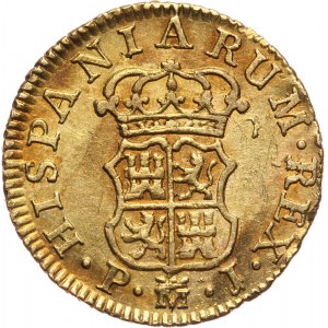 Spain, Charles III, 1/2 Escudo 1769 PJ, Madrid