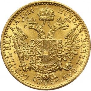 Austria, Franz Joseph I, Ducat 1914, Vienna