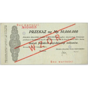 II RP, 50.000.000 marek polskich 20.11.1923