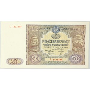 PRL, 50 złotych 15.05.1946, seria L