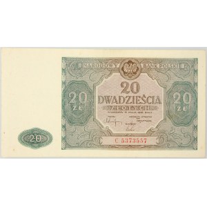 PRL, 20 złotych 15.05.1946, seria C