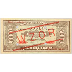 II RP, 50.000 marek polskich 10.10.1922, seria A