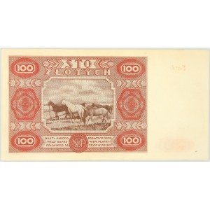 PRL, 100 złotych 15.07.1947, seria A
