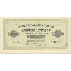 II RP, 500.000 marek polskich 30.08.1923, seria Z