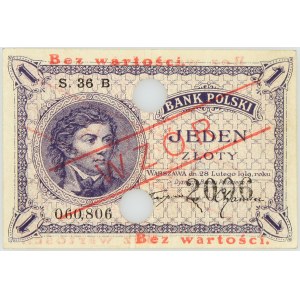 II RP, 1 złoty 28.02.1919, seria 36 B