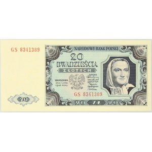 PRL, 20 złotych 1.07.1948, seria GS