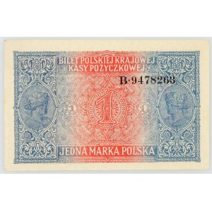 Generalne Gubernatorstwo, 1 marka polska 9.12.1916, Generał, seria B