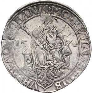 Niemcy, Aachen, talar 1570, z tytulaturą Maksymiliana II