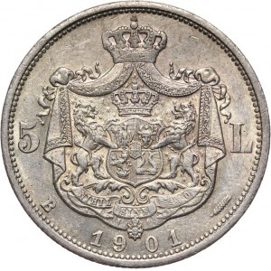 Rumunia, Karol I, 5 lei 1901