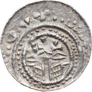 Władysław I Herman 1081-1102, denar z podwójnym pierścieniem