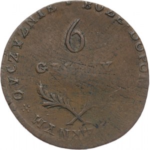 Oblężenie Zamościa 1813, 6 groszy 1813, Zamość